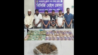 মেঘনায় কোস্টগার্ডের সর্ববৃহৎ অভিযান: ৫৩ ড্রেজারসহ কোটি টাকা জব্দ