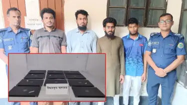 স্কুলের কম্পিউটার ল্যাবে চুরি: ১৩টি ল্যাপটপসহ চারজন গ্রেপ্তার