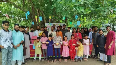 সুবিধাবঞ্চিত শিশুদের নিয়ে ইবি সিআরসির ফল উৎসব