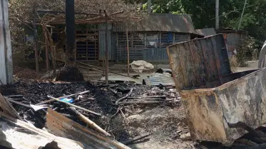 আগুনে পুড়লো চেয়ারম্যানের ঘর, ষড়যন্ত্র না আত্মঘাতী কৌশল?