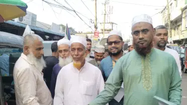 দাউদকান্দিতে জামায়াতের জাতীয় সমাবেশকে সফল করার লক্ষে গণসংযোগ 