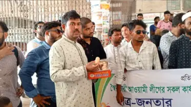 আখাউড়ায় এনসিপির আনন্দ মিছিল ও মিষ্টি বিতরণ