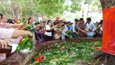 বান্দরবানে নানা আয়োজনে বৌদ্ধ পূর্ণিমা উদযাপন