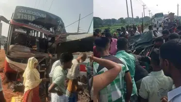 ময়মনসিংহে সড়কে ঝরল বাবা-ছেলেসহ ৪ জনের প্রাণ
