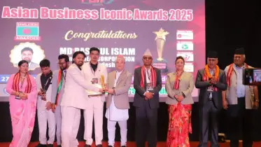 এশিয়ান বিজনেস আইকনিক অ্যাওয়ার্ড পেলেন বাংলাদেশের তরুণ উদ্যোক্তা
