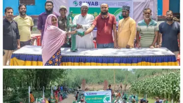 জলঢাকায় দরিদ্রদের মাঝে ছওয়াবের টিউবওয়েল বিতরণ