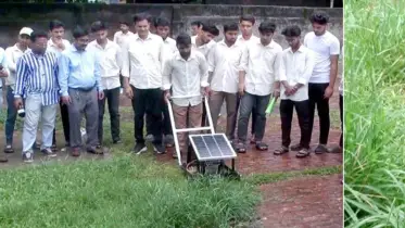 সোলারচালিত ঘাস কাটার মেশিন উদ্ভাবন