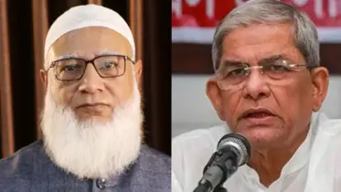 জামায়াত আমিরকে দেখতে হাসপাতালে মির্জা ফখরুল