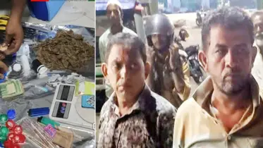 খাবার হোটেলের আড়ালে মাদক ব্যবসা, আটক ২