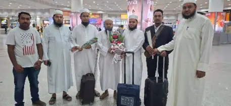 কুয়েত সফরত আরব আমিরাত খেলাফত মজলিস নেতাদের সংবর্ধনা