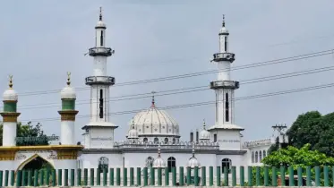 ঢাকা-মাওয়া এক্সপ্রেসওয়ের পাশে দৃষ্টিনন্দন আল মদিনা জামে মসজিদ
