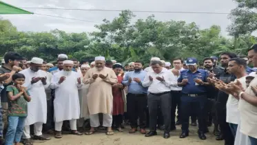 নোয়াখালীতে জুলাই যোদ্ধা শহীদ হাসানের দাফন সম্পন্