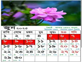 দিবসে ভরা জুন মাস