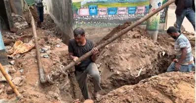 সাভারে অবৈধ গ্যাস সংযোগ বিচ্ছিন্ন