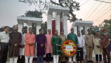 কমলগঞ্জে বীর মুক্তিযোদ্ধা ও শহীদ পরিবারের সদস্যদের সংবর্ধনা প্রদান