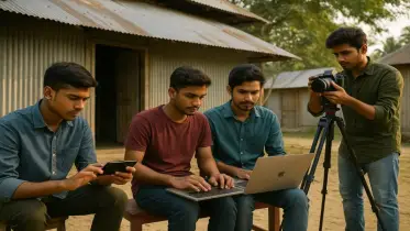 গ্রামে প্রযুক্তির আলো, তরুণদের হাতে বদলে যাচ্ছে সময়ের স্রোত