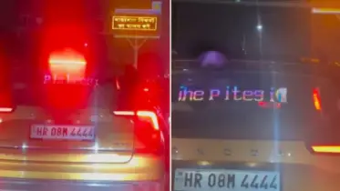 গাড়ির পেছনের যে সাইনবোর্ডে হাসছে নেটদুনিয়া