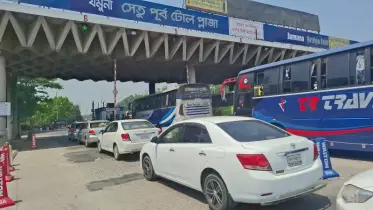 যমুনা সেতু দিয়ে ২৪ ঘণ্টায় ৩ কোটি ৪৮ লাখ টাকা টোল আদায়