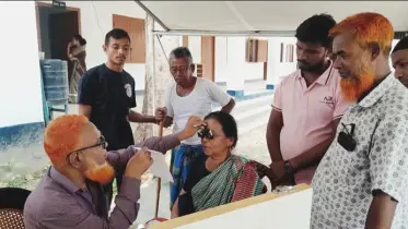 খাগড়াছড়িতে সেনাবাহিনীর উদ্যোগে বিনামূল্যে চক্ষু শিবির ও চিকিৎসা সেবা