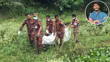 বালু নদীর স্রোতে নিখোঁজের ১ দিন পর সৃজনের মরদেহ উদ্ধার