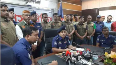 ‘অ্যাঞ্জিন মেটাল ইন্ডাস্ট্রিজে’র ডাকাতির মালামাল উদ্ধার, গ্রেপ্তার ৯