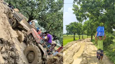 সরকারি অবহেলায় গর্তেই হারাচ্ছে প্রাণ!
