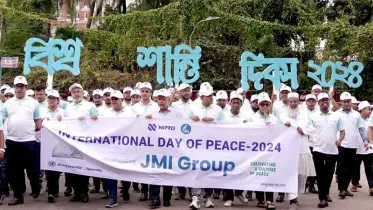বর্ণাঢ্য আয়োজনে বিশ্ব শান্তি দিবস পালন করল জেএমআই গ্রুপ