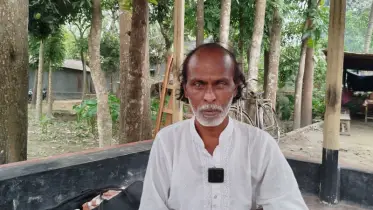 বৃদ্ধ সাঈদের কাঁধে সংসারের বড় বোঝা