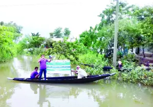 আকস্মিক বন্যায় ক্ষয়ক্ষতি কমেছে গোয়াইনঘাটের বাসিন্দাদের