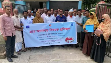 মঠবাড়িয়ায় ১০ দিনে শেষ হলো গ্রাম আদালত প্রশিক্ষণ