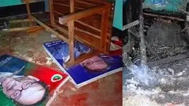 লালমনিরহাটে জাপা কার্যালয় ভাঙচুর, লুটপাট