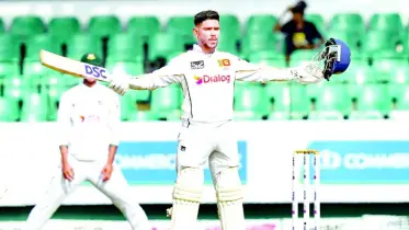 কলম্বো টেস্টে ব্যাকফুটে বাংলাদেশ