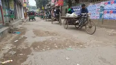 শিবপুরে এক কিমি সড়কে দুর্ভোগ