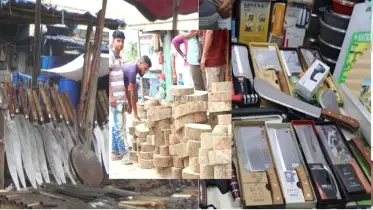 তেঁতুল-কদবেল গাছের কাঠেই ভরসা কোরবানির মৌসুমে