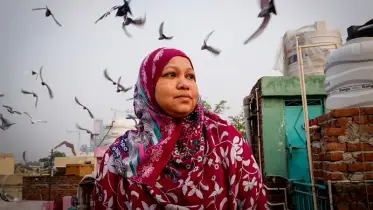 শাহীন পারভীন: পুরানো দিল্লির একমাত্র নারী কবুতরবাজ