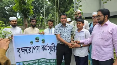 ইবিতে খেলাফত ছাত্র মজলিসের বৃক্ষরোপণ কর্মসূচি পালন