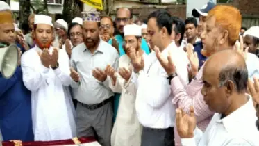 ভূরুঙ্গামারীতে মডেল মসজিদের ভিত্তিপ্রস্তর স্থাপন