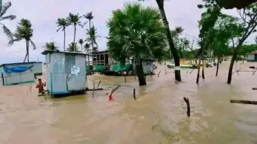 জোয়ারের পানিতে হাতিয়ার নিম্নাঞ্চল প্লাবিত