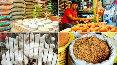 চাল ভোজ্যতেলের দাম বাড়লেও কমেছে মুরগি ডাল আদা রসুনের