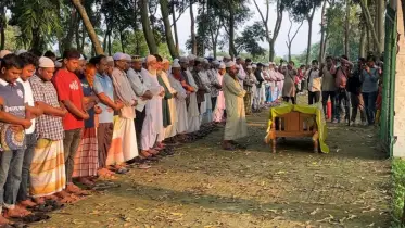 শিক্ষিকা মাসুকার মৃত্যুতে ব্রাহ্মণবাড়িয়ায় শোকের ছায়া, জানাযা শেষে দাফন সম্পন্ন