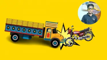 চুয়াডাঙ্গার আলমডাঙ্গায় ট্রাক-মোটরসাইকেল মুখোমুখি সংঘর্ষে নিহত ২