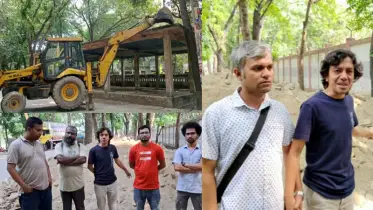 শিল্পাচার্য উদ্যানে উচ্ছেদ অভিযান বৃহস্পতিবার সকালে জেলা প্রশাসকের কার্যলয়ে প্রতিবাদী কথা সমাবেশ