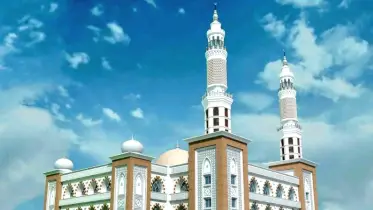ময়মনসিংহে দৃষ্টিনন্দন মদিনা মসজিদ