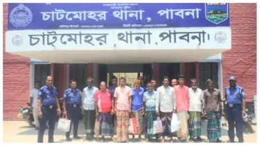পাবনায় বিস্ফোরক মামলায় আ’লীগের ৯ নেতা গ্রেপ্তার