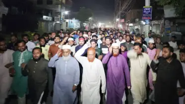 আওয়ামী লীগের কার্যক্রম নিষিদ্ধ, চাঁপাইনবাবগঞ্জে জামায়াতে ইসলামীর আনন্দ মিছিল