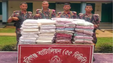বিজিবির ৫ অভিযানে ভারতীয় পণ্য ও ফেনসিডিল চোরাচালনসহ আটক ১