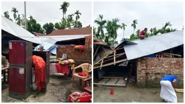 আকস্মিক কালবৈশাখী ঝড়ে লন্ডভন্ড কালীগঞ্জ, ব্যাপক ক্ষতি