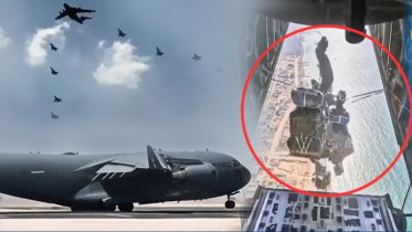 গাজায় চীনের বিশাল বিমান বহরে ত্রাণ পাঠানোর ভিডিও ভাইরাল, কী বলছে ফ্যাক্টচেক?