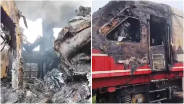 ভারতে বাড়ছে ট্রেন দুর্ঘটনা, এবার যাত্রীবাহী ট্রেনের ইঞ্জিনে ভয়াবহ অগ্নিকাণ্ড