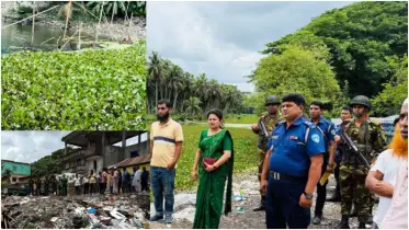 রায়পুরে ডাকাতিয়া নদীতে অবৈধ বাঁধ উচ্ছেদে প্রশাসনের অভিযান